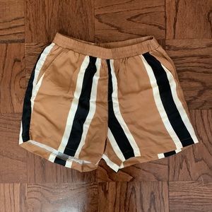 ASOS striped shorts